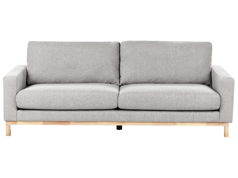 Sofa 3 Seater SIGGARD Fabric Grey