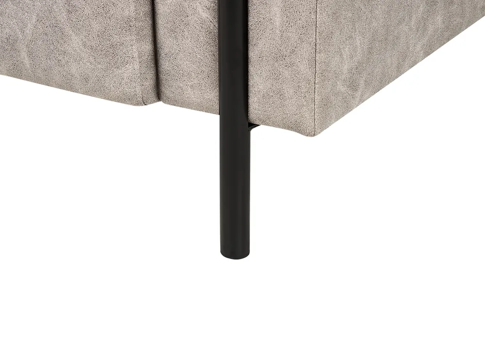 Living Room Set 4 Seater ASKIM Fabric Light Grey_917642