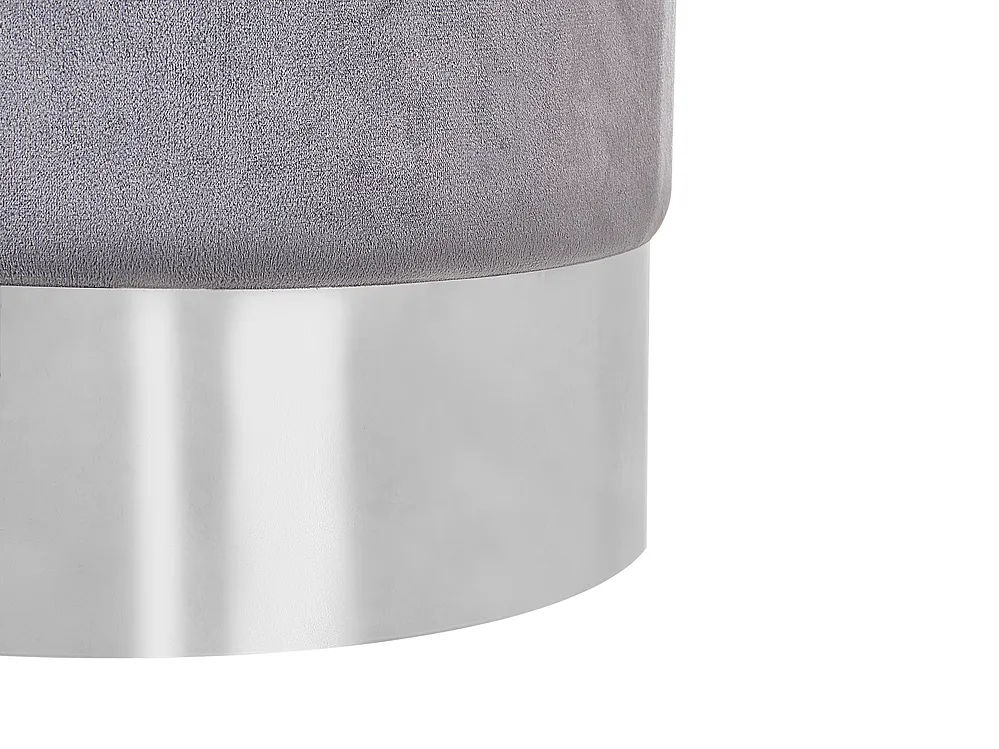 Pouffe BRIGITTE Velvet Grey_782038