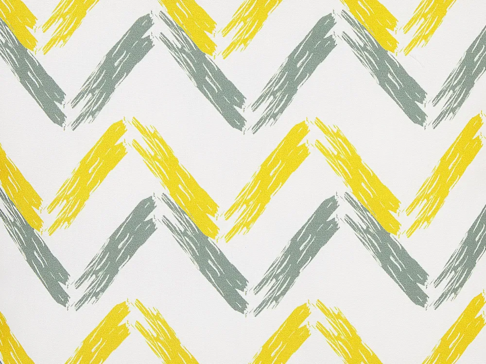 Set of 2 Outdoor Cushions AFFILE Chevron Pattern 45 x 45 cm Multicolour_776739