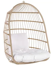 Hängstol med stativ ALLERA Konstrotting Beige_803279