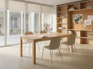 Extending Conference Table MADURA 100 cm 180/280 cm Light Ash Wood_1078843