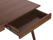Skrivbord SHESLAY 120 cm 70 cm med lådor Mörkbrun_803785