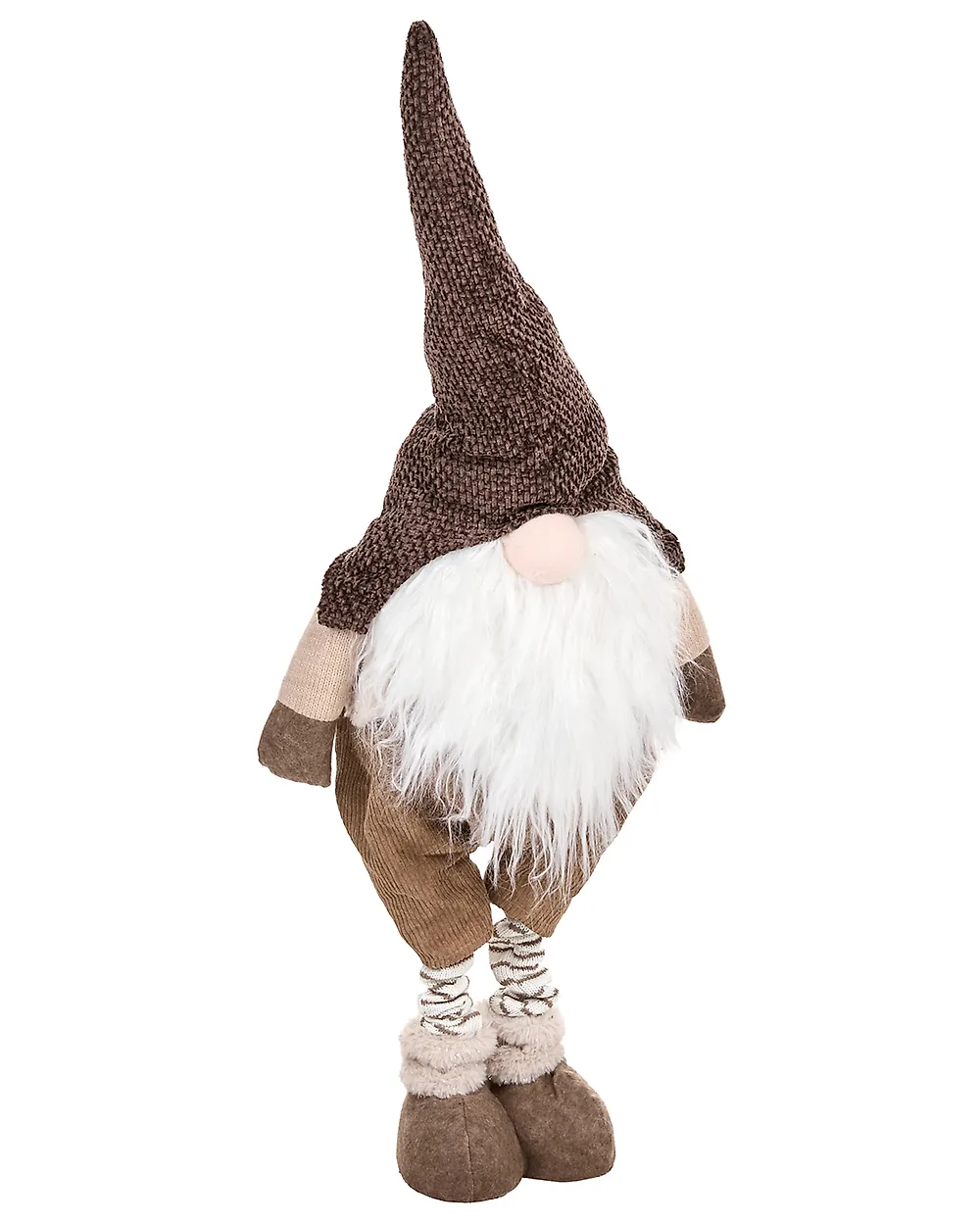 Set of 3 Christmas Decorations KOSKENKORVA 70/58-80/80-104 cm Gnome Brown_1174188