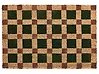 Ovimatto VILLASIS Beige/vihreä 60 x 90 cm Kookoskuitu