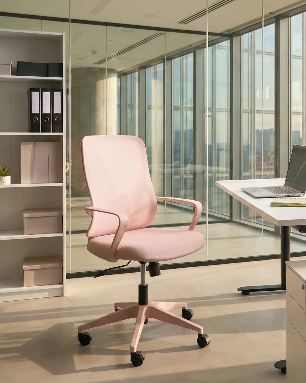 Office Chair LUMA Pastel Pink