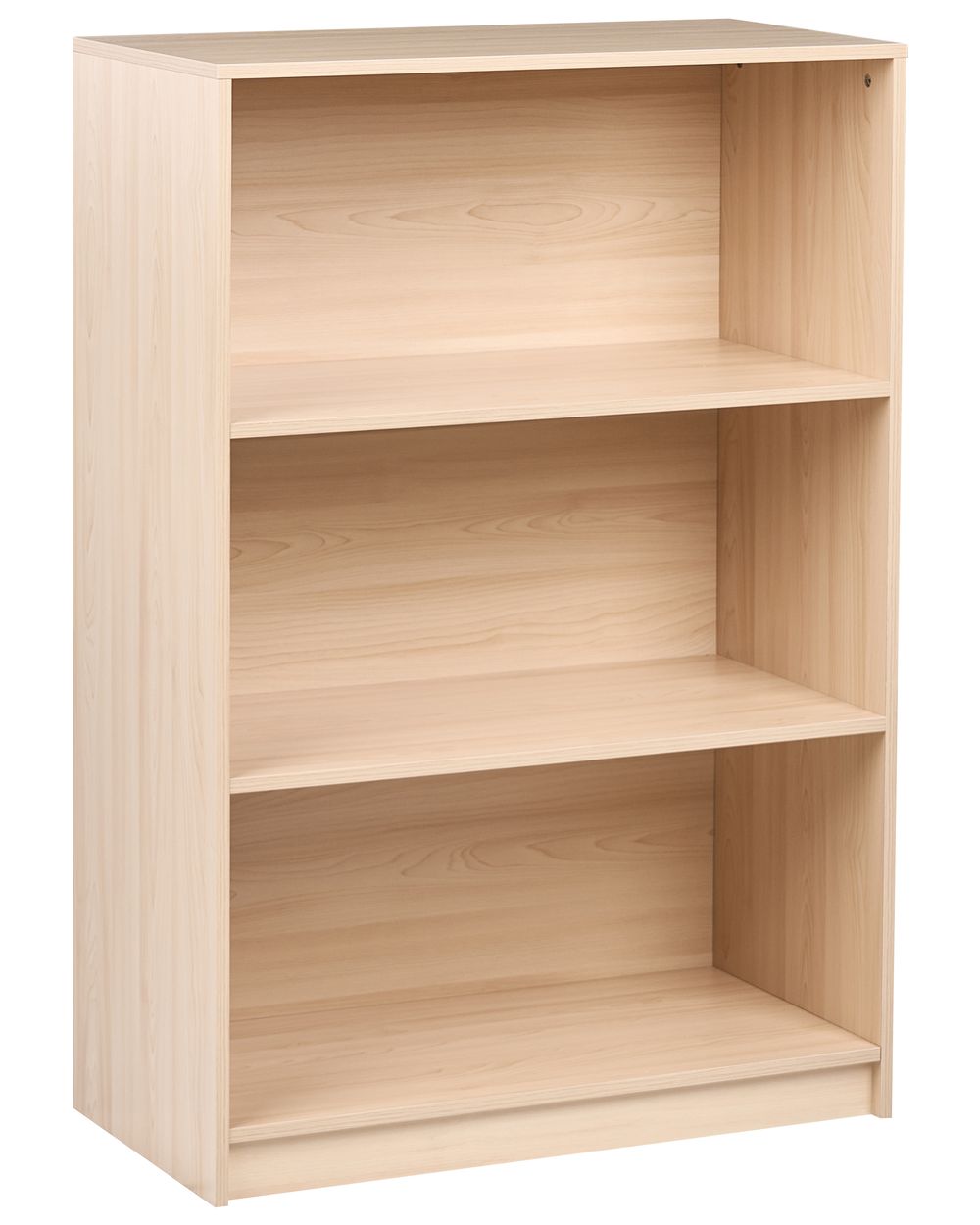 Bokhylla med 3 hyllor ZEHNA 117 cm Ljusbrun