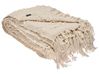 Blanket VELLA Fabric 150 x 200 cm Off-White