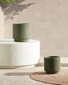 Plant Pot DARIA 30 cm Olive Green