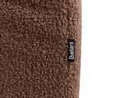 Sofa Bed 2 Seater DOROTEA Boucle Brown_1071380