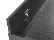 Home Office Desk JENA 120 cm 60 cm with Drawers Black_790277