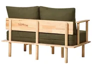 Living Room Set 3 Seater ASKER Boucle Dark Green_932678