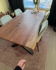 Set med 2 matstolar LOVERNA Manchester Mintgrön_969888