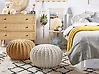 Pouffe CONRAD Cotton Mustard