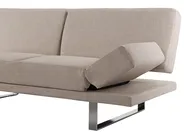 Sofa Bed 2 Seater YORK Fabric Beige_23903