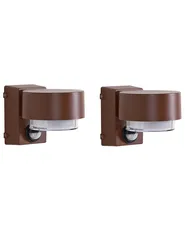 LED-ulkoseinävalaisinsetti 2 kpl GOVIA Ruskea_1107800