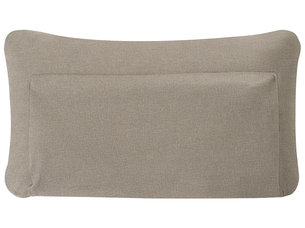 Trädgårdshörnsoffa med bord 5-sits FIVIZZANO Akaciaträ Beige_1159274