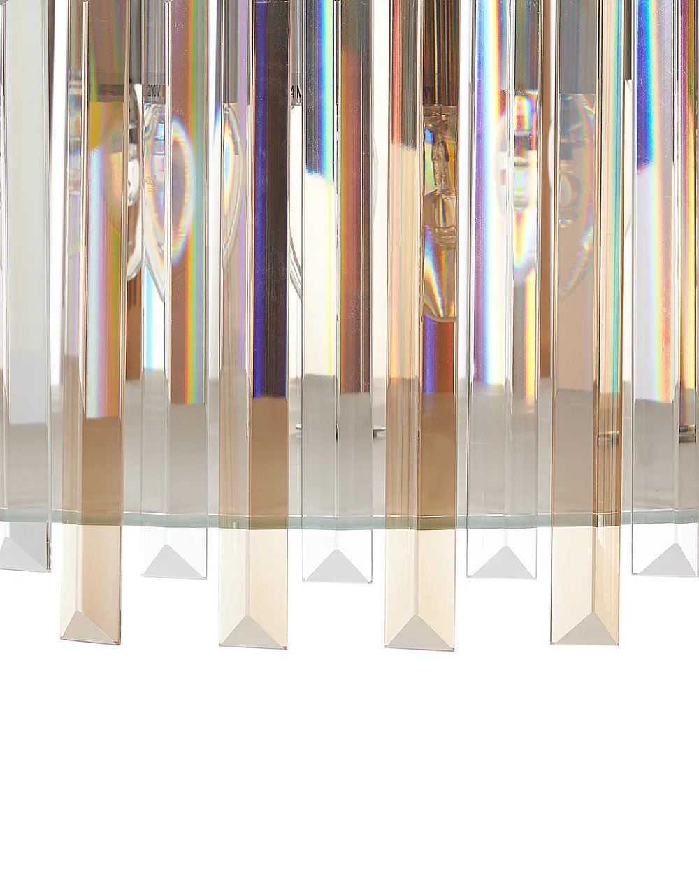 Chandelier LAMEIRA Glass Silver_919589
