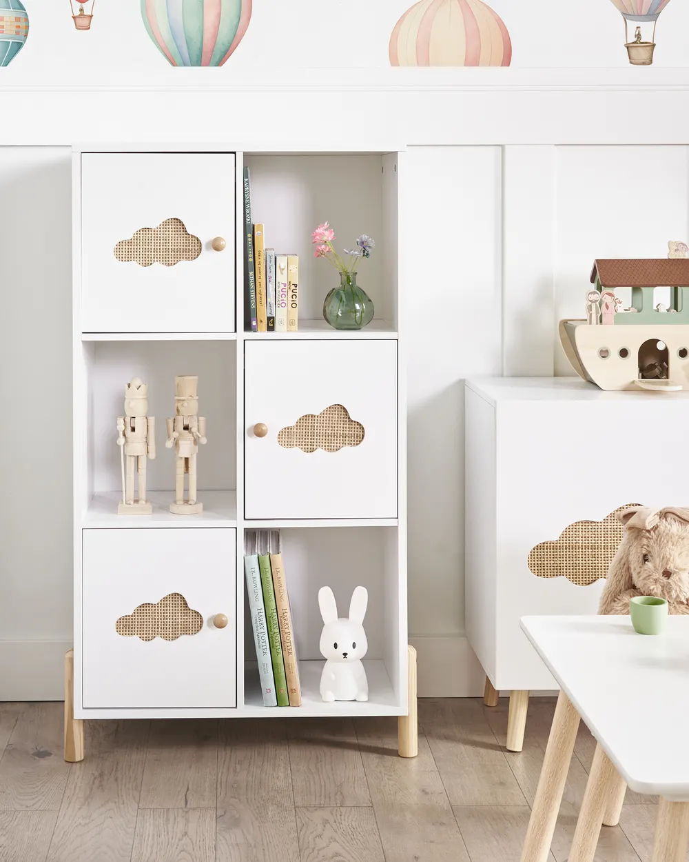 Shelving Unit CLOUDY 111 cm White