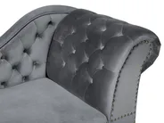 Divaani oikea NIMES Sametti Harmaa_712490