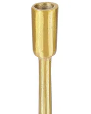 Kynttilänjalkasetti 3 kpl ZIMBABWE 36 cm Metalli Kulta_823127