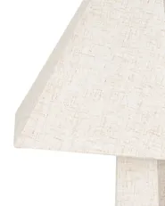 Golvlampa DEMBI Konstlinne Ljusbeige_1017145