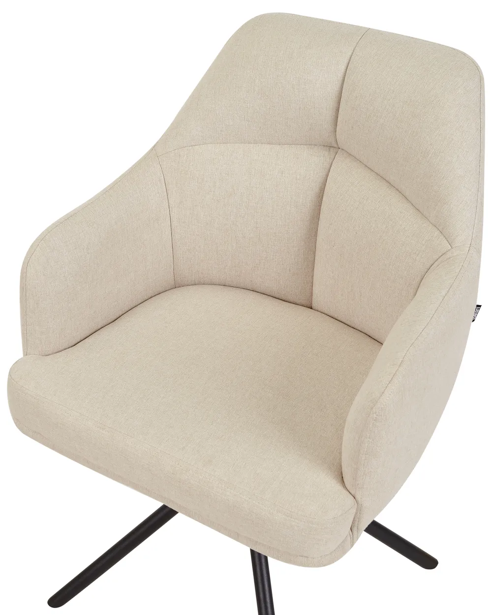 Ruokatuolisetti 2 kpl pyörivä MIRA Kangas Beige_945320