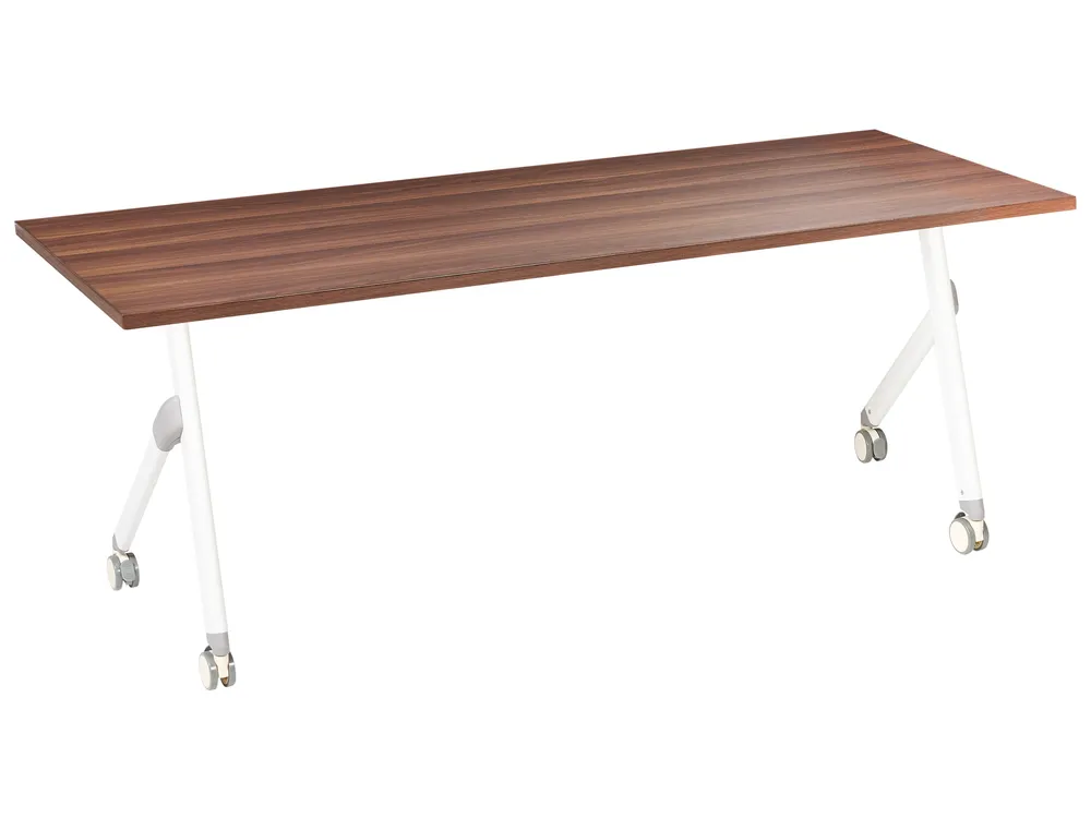 Foldable Office Desk BENDI 180 cm 60 cm Dark Brown