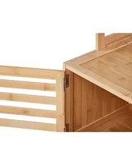 Shelving Unit LEHI Bamboo Light Brown_927655