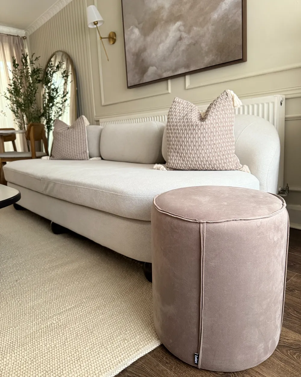 Sittpuff SEDONA Sammet Taupe_1024050