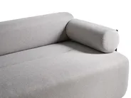 Sofa 2 Seater ELVA Fabric Light Grey_1035683