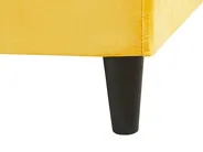 Bed Frame Cover Velvet FITOU 180 x 200 cm Yellow_877226