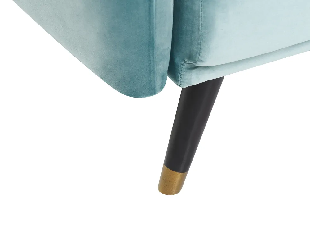 Sofa Bed 3 Seater VIMMERBY Velvet Light Blue_849791