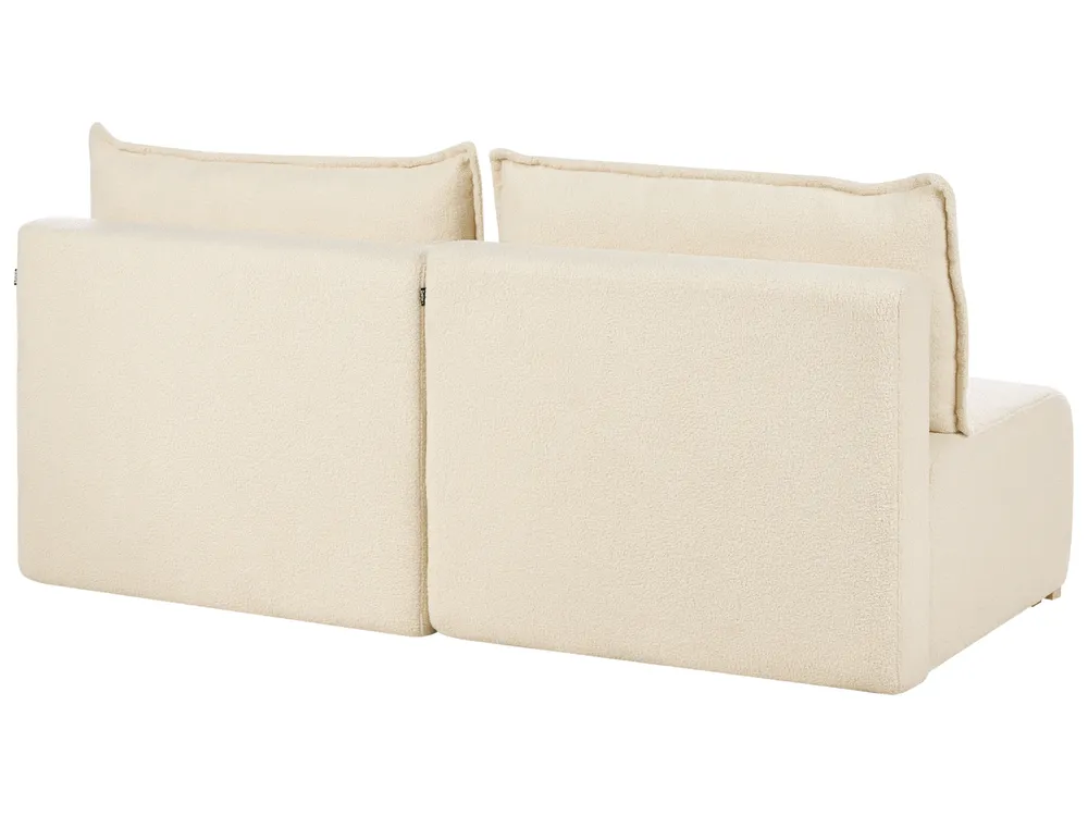 Modular Corner Sofa NERBO Boucle Off-White Right Hand_1033923