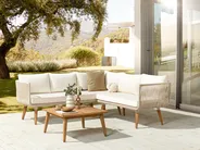 Outdoor Cushion Cover Set ALCAMO Light Beige_985376