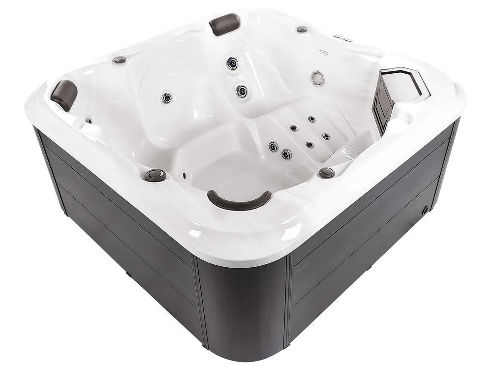 Outdoor Hot Tub with LED TULAROSA White