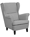 Wingback-tuoli ABSON Kangas Harmaa