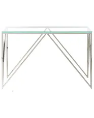 Konsolbord WESO Härdat glas Silver_824977