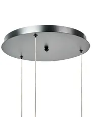 3 Light Pendant Lamp SORA LED Glass Gold_1033970