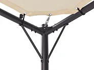Gazebo AVENTINE 300 cm x 300 cm Metal Beige_866391