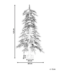 Ulkokoriste LED-valo HASSLAN 125 cm Joulukuusi Valkoinen_1025832