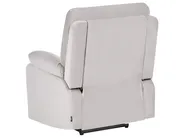 Soffgrupp med elektrisk reclinerfunktion 6-sits BERGEN med USB-port Sammet Ljusbeige_1064833