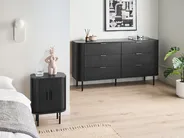 6 Drawer Chest BRADLEY Black_1002332