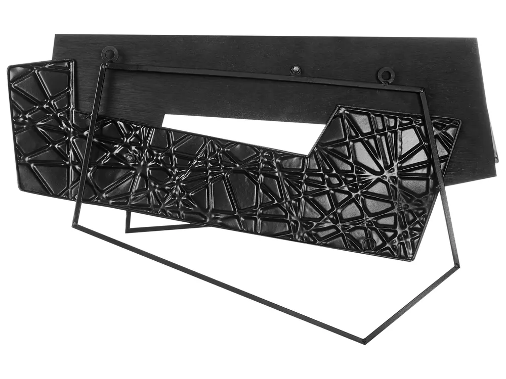 Wall Decor ENNIS Metal 36 cm Brown_995372
