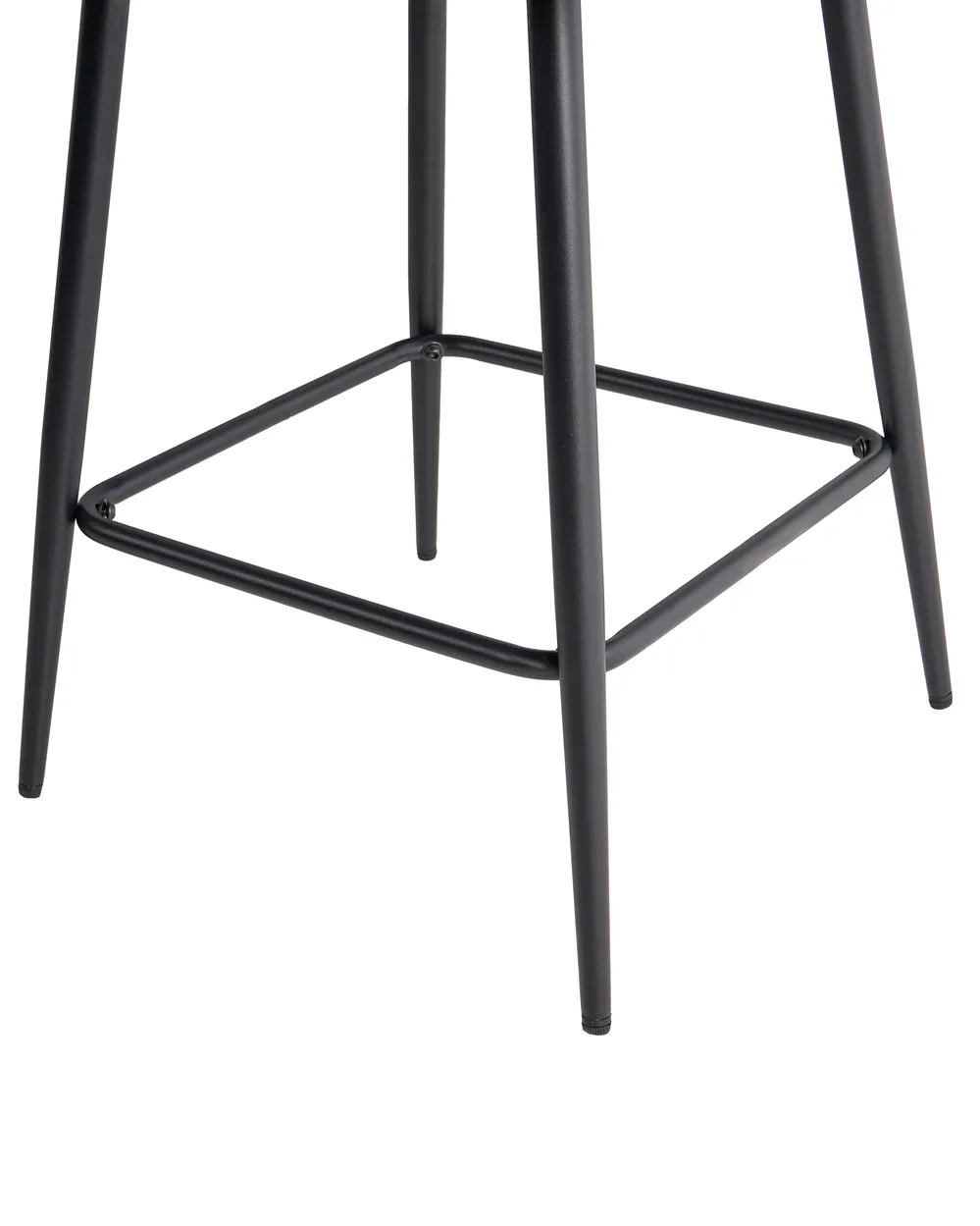 Set of 2 Bar Chairs SANILAC Velvet Navy Blue_1038760