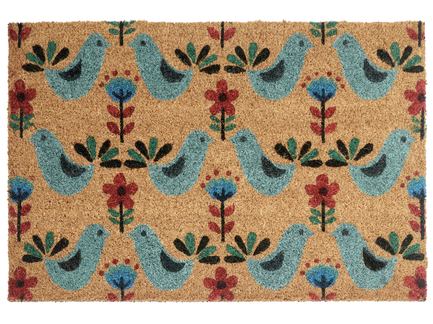 Dørmatte TANANA Flerfarget 40 x 60 cm Fugl Kokosfiber_1049694