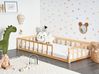 Kids Bed Pine Wood MEYMAC 90 x 200 cm (EU Single) Light Brown