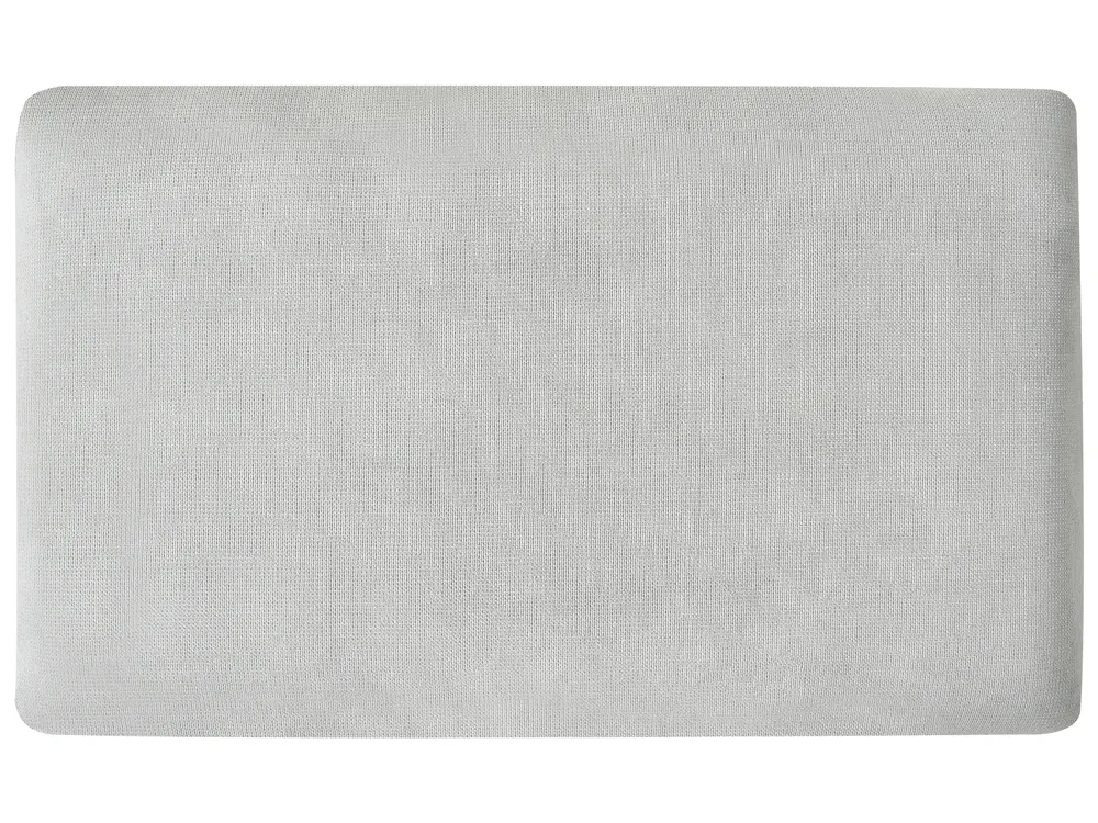 Corner Sofa 3 Seater MALOY Chenille Light Grey Left Hand_893588