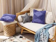 Throw Cushion RHOEO Cotton 45 x 45 cm Violet_840127