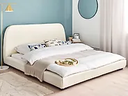 Sänky Buklee ROISEL 180 x 200 cm Vaaleanbeige_1183445